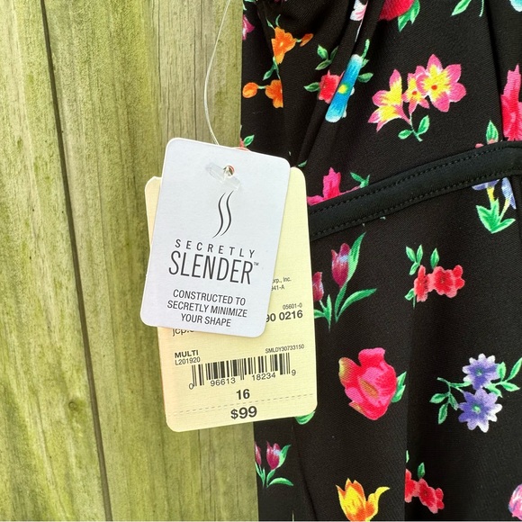 St. John’s Bay Tropical Floral Swim Dress Multicolor Plus‎ Size 16 NWT - Picture 16 of 16